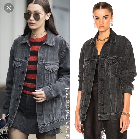 Alexander Wang Jackets & Blazers - Alexander Wang washed black denim jacket